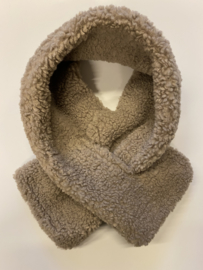 Teddy scarf- taupe
