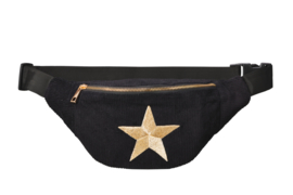 Bumbag "GOLDEN  STAR" - Black & Gold