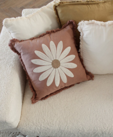 Fringe cushion Daisy