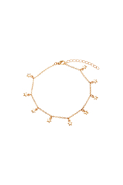 Falling Stars Anklet - Gold