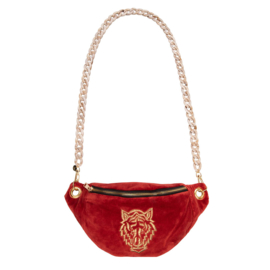 Crossbody bumbag NEW -"TIGER"- Vintage Red