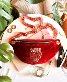 Crossbody bumbag NEW -"TIGER"- Vintage Red