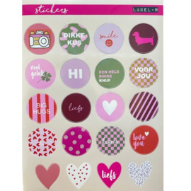 Label R - Stickervel A5