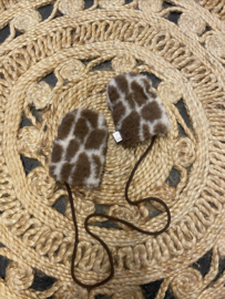 Wollen wantjes - Giraffe