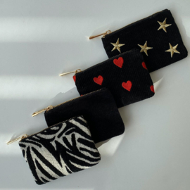 Etui "SPREAD LOVE" - Black & Red - XXS