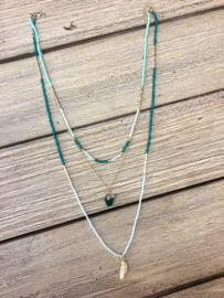 "Green layer" Necklace