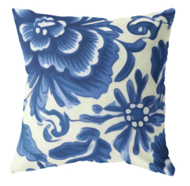 Buitenkussen delftsblauw (40x40cm)
