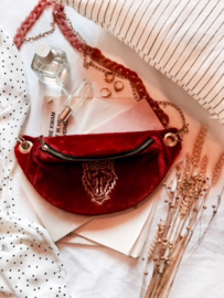 Crossbody bumbag NEW -"TIGER"- Vintage Red