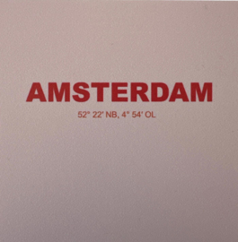 Forex tegeltje "AMSTERDAM"  (10 & 20 cm)
