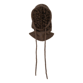 Dianne Balaclava brown multi leo