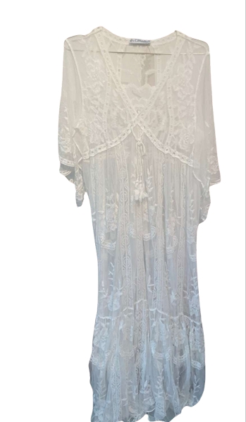 CASABEL Chloe Dress Ecru