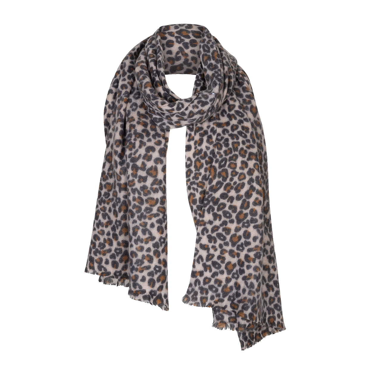 Dana Leo scarf beige