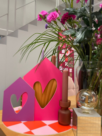 Forex Huisje - Pink 30 cm