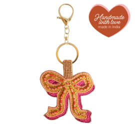 All The Luck In The World -Sleutelhanger met Kraaltjes - Strik