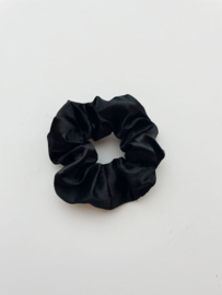 Scrunchie "MAT SATIN" - Black