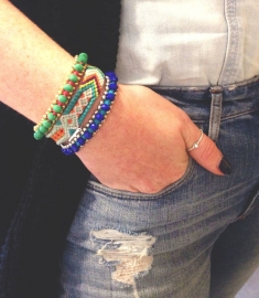 "LUBA Emas" Bracelet-blue
