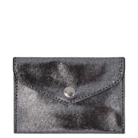 Etui - Card wallet - metallic dark silver