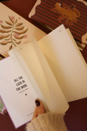 All the Luck in the World - Notitieboekje Palmboom met Strepen