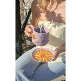 All The Luck in The World - Serveerbord Lila Zon met Sterren