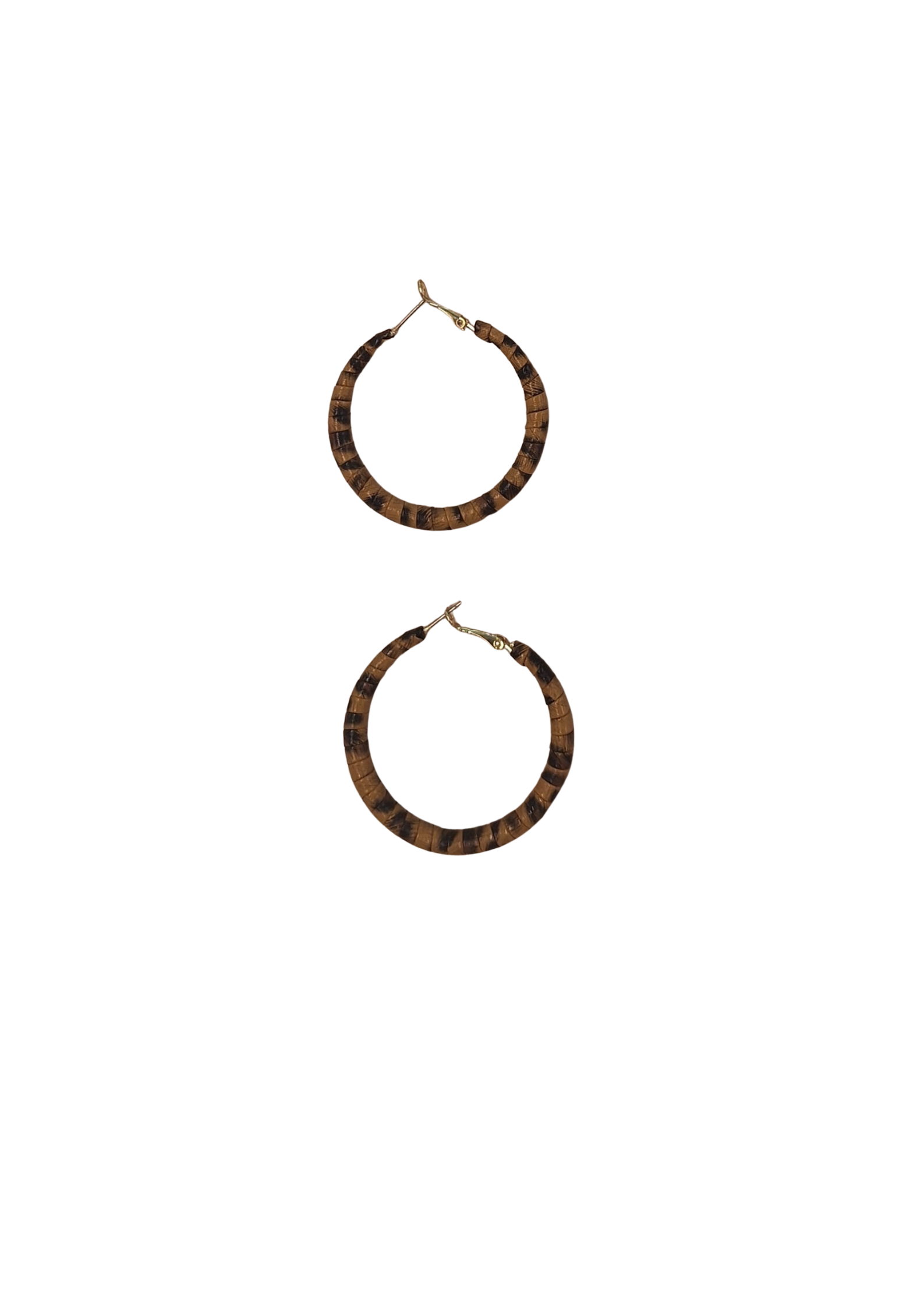 Lily Leopard Hoops