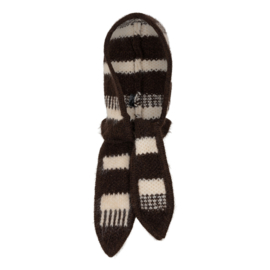 Macy hoodie scarf   Brown