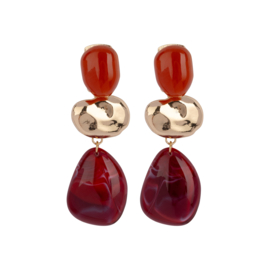 Liv earrings red