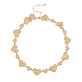 Darsy  Heart Necklace gold