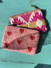 Etui "SPREAD LOVE" - Pink & Red - XXS