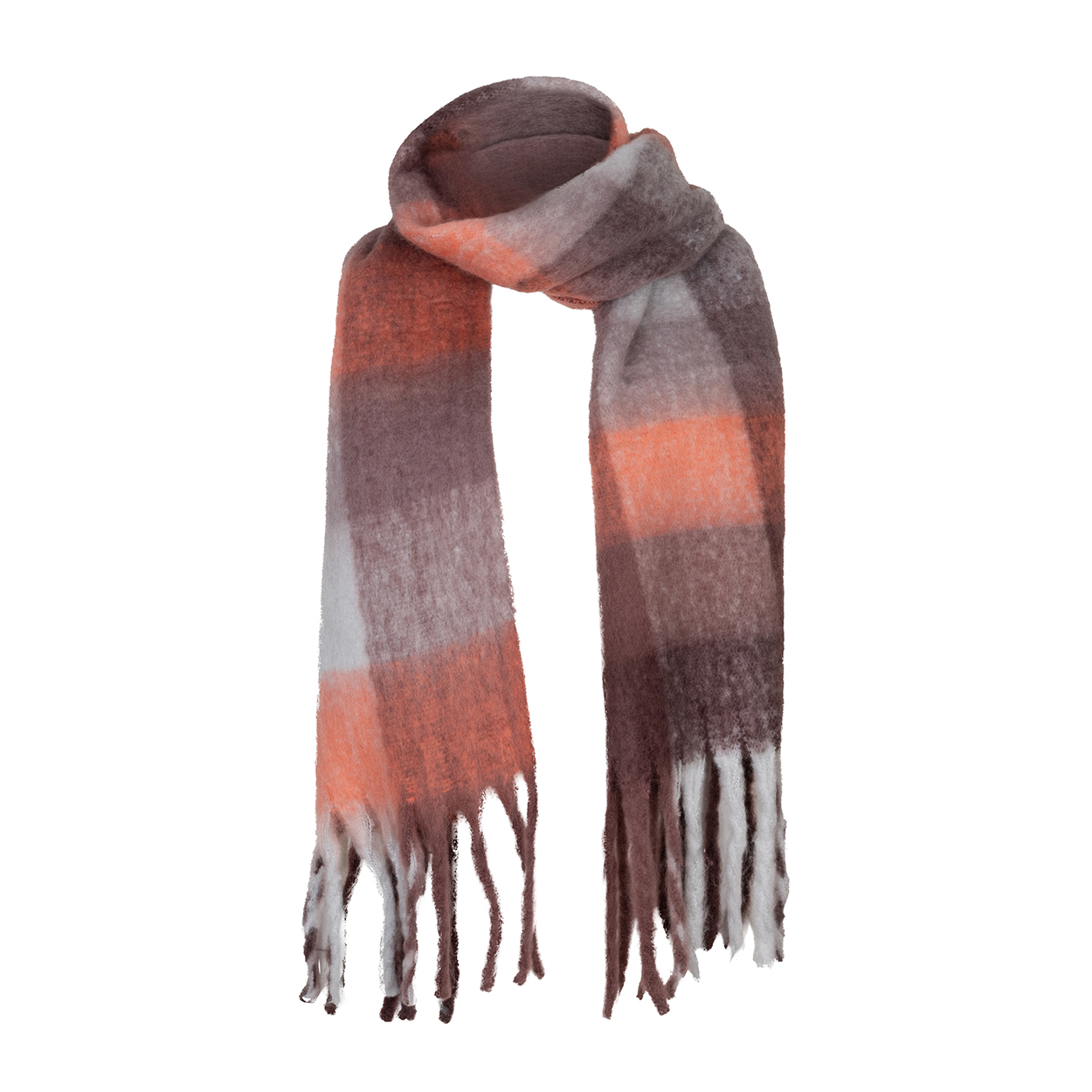 Nikki check scarf
