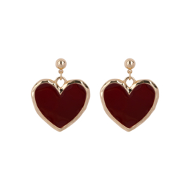 Lot earrings red