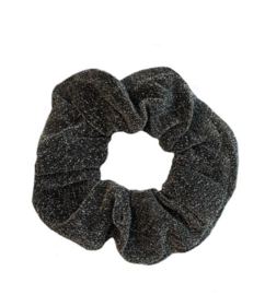 Scrunchie  "GLITTER"  - Silver