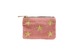 Etui ''SHINE BRIGHT LIKE THE STARS"- Pink & Gold - XXS