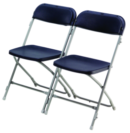 Chaise pliante Parijs Connect gris clair / noir