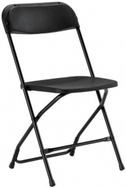 Chaise pliante Parijs noir / noir