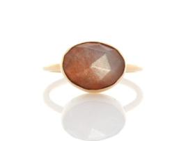 Peach Moonstone 'One of a kind'