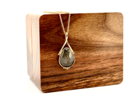 Gray Sapphire Pendant