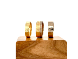 Bicolor Rough Ring