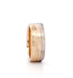 Bicolor Rough Ring