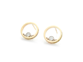 Slashes&Dots Diamond oorknop
