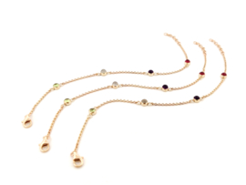 Geboortemaand edelstenen armband