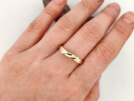 Knoop ring strak