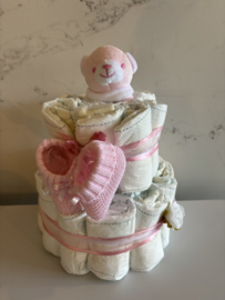 Luiertaart rammelaar en sokjes