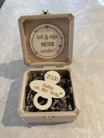 Houten kistje fopspeen