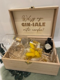 Gin-set in houten box