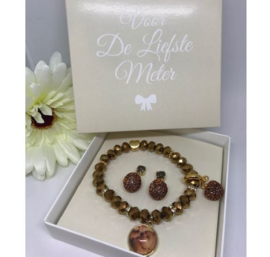 Set sparkle Armband en oorbellen
