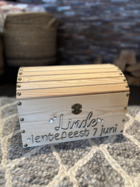 Houten koffer