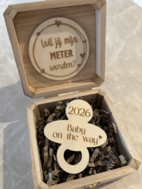 Houten kistje fopspeen