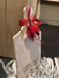 Houten snijplank liefde