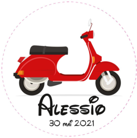 STICKER ROND DIA 25mm