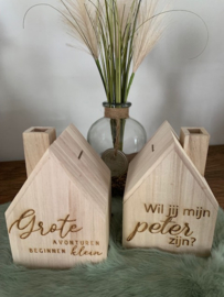 Huisje avonturen  - spaarpot